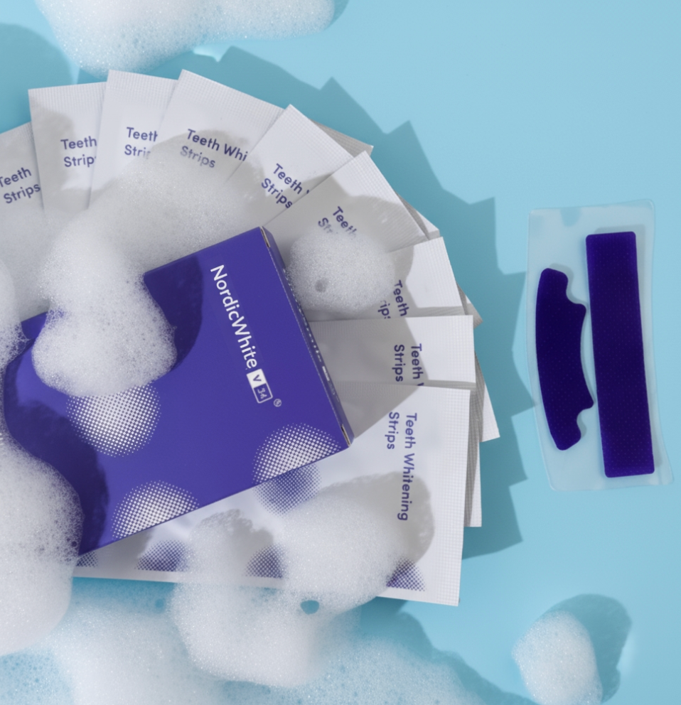 Blekningsremsor - Lösningen på dina gula tänder!